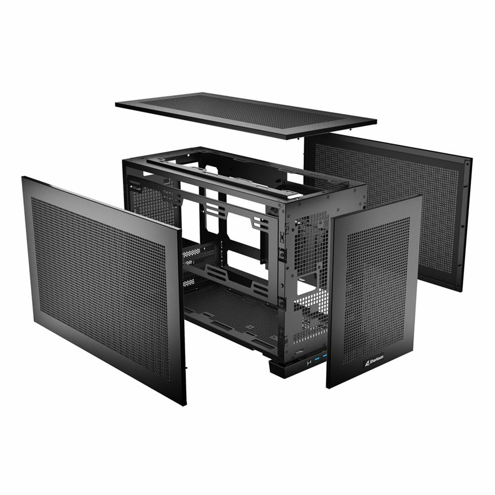 Sharkoon Rebel C20 RGB ITX 1xMetall Black