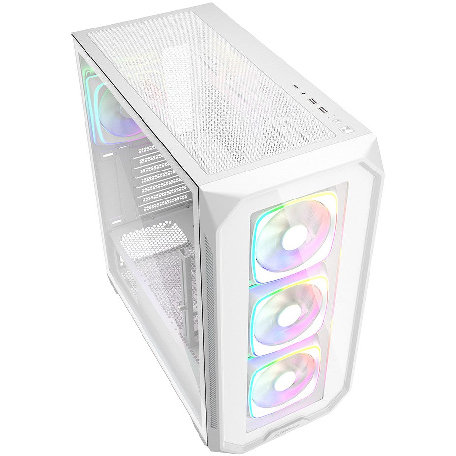 Sharkoon AK5G RGB ATX 1xGlas White