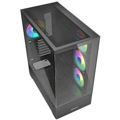 Sharkoon AK6 RGB ATX 1xGlas Black