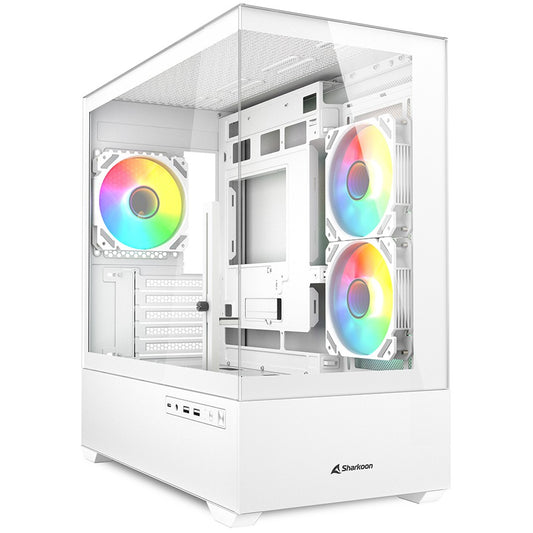 Sharkoon MK6 RGB Micro-ATX 1xGlas White