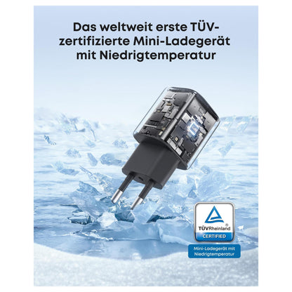 ANKER Charger 30W kompaktes GaN Schnellladegert 1x USB-C schwarz