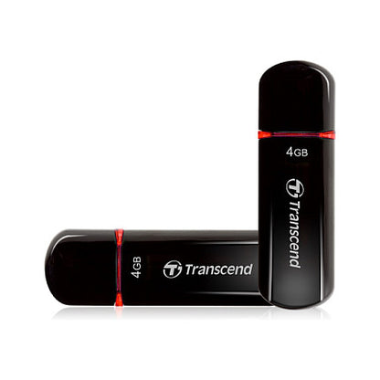 STICK 4GB Transcend JetFlash 600 schwarz (MLC)