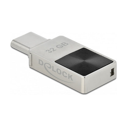 STICK DELOCK Mini USB 5Gbps USB-C Speicherstick 32GB Metallgehäuse