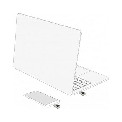 STICK DELOCK Mini USB 3.2Gen1 USB-C Speicherstick 128GB Metallgeh.
