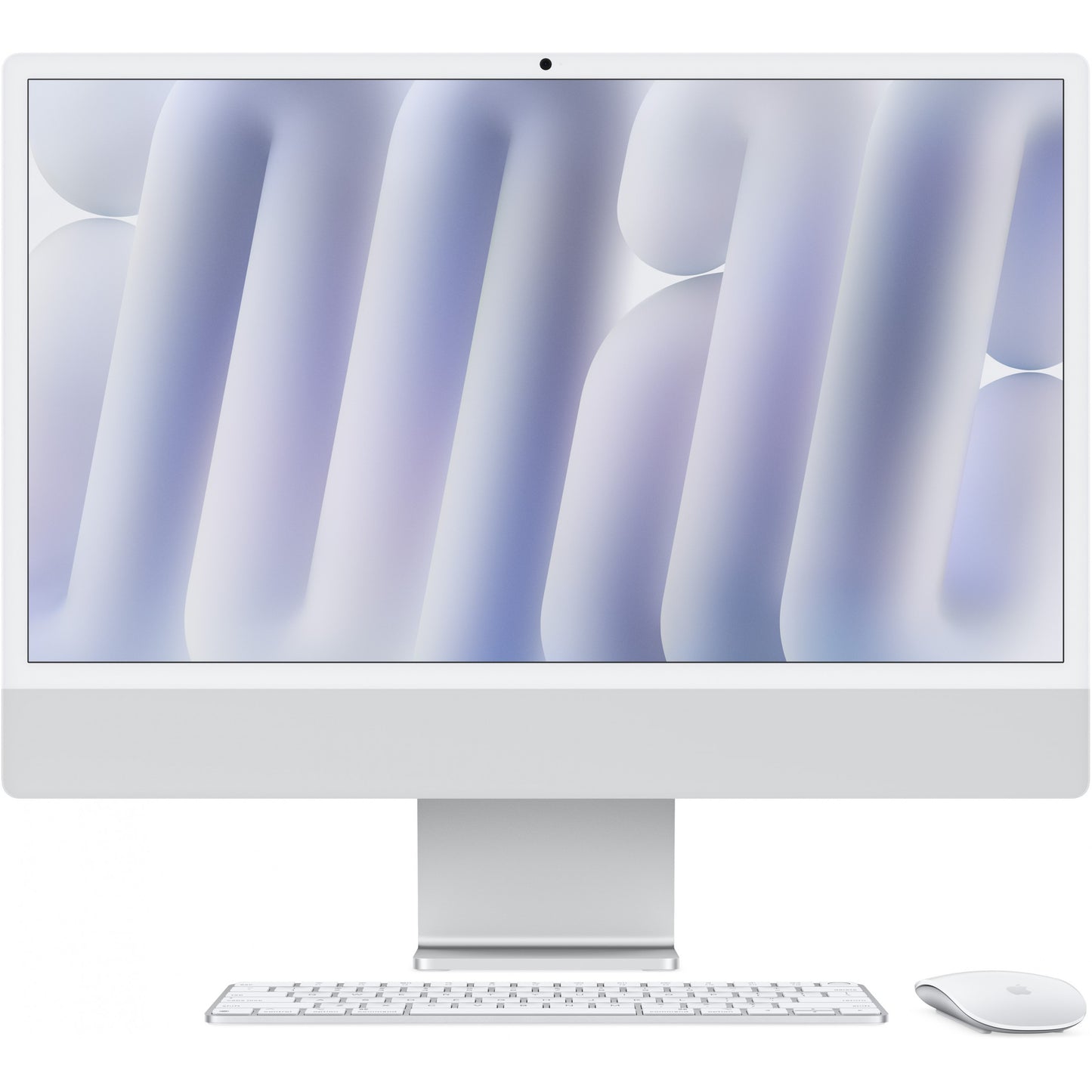 iMac Z1K1 59.62cm 23.5Zoll Standardglas M4 10C CPU/10C GPU/16C N.E. 24GB 1TB SSD Gbit Eth MM MaKey TID DE Silber