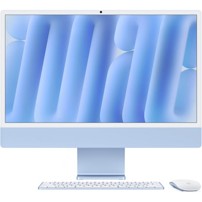 iMac Z1EP 59.62cm 23.5Zoll Standardglas M4 10C CPU/10C GPU/16C N.E. 16GB 512GB SSD Gbit Eth MM NumKey TID DE Blau