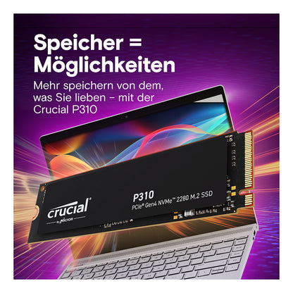 Crucial P310 Gen4 2280 4TB NVMe PCIe M.2 SSD