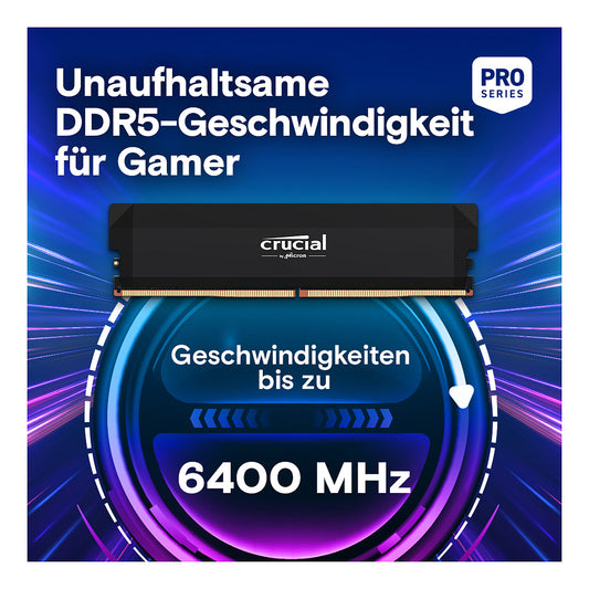 Crucial Pro 6000 Kit 64GB 2x32GB UDIMM CL40 B Overclocking