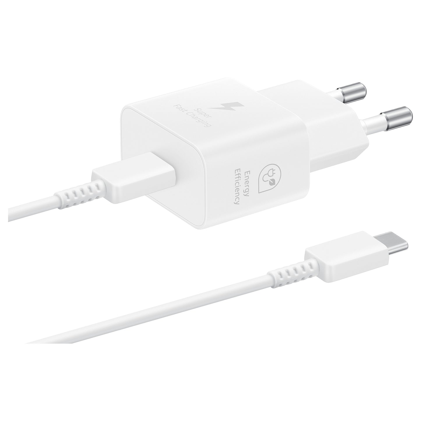 Samsung Galaxy Power Adapter USB Type C 25W 1m White