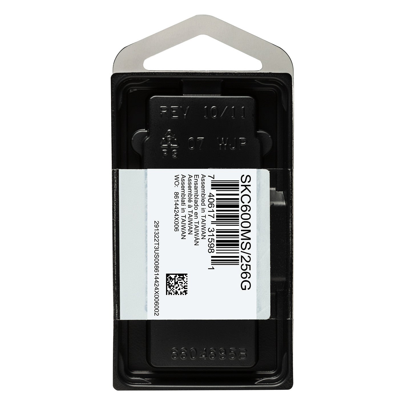 Kingston KC600 - verschlüsselt - 256 GB - intern - mSATA - SATA 6Gb/s - 256-Bit-AES - TCG Opal Encryption. Self-Encrypting Drive (SED)