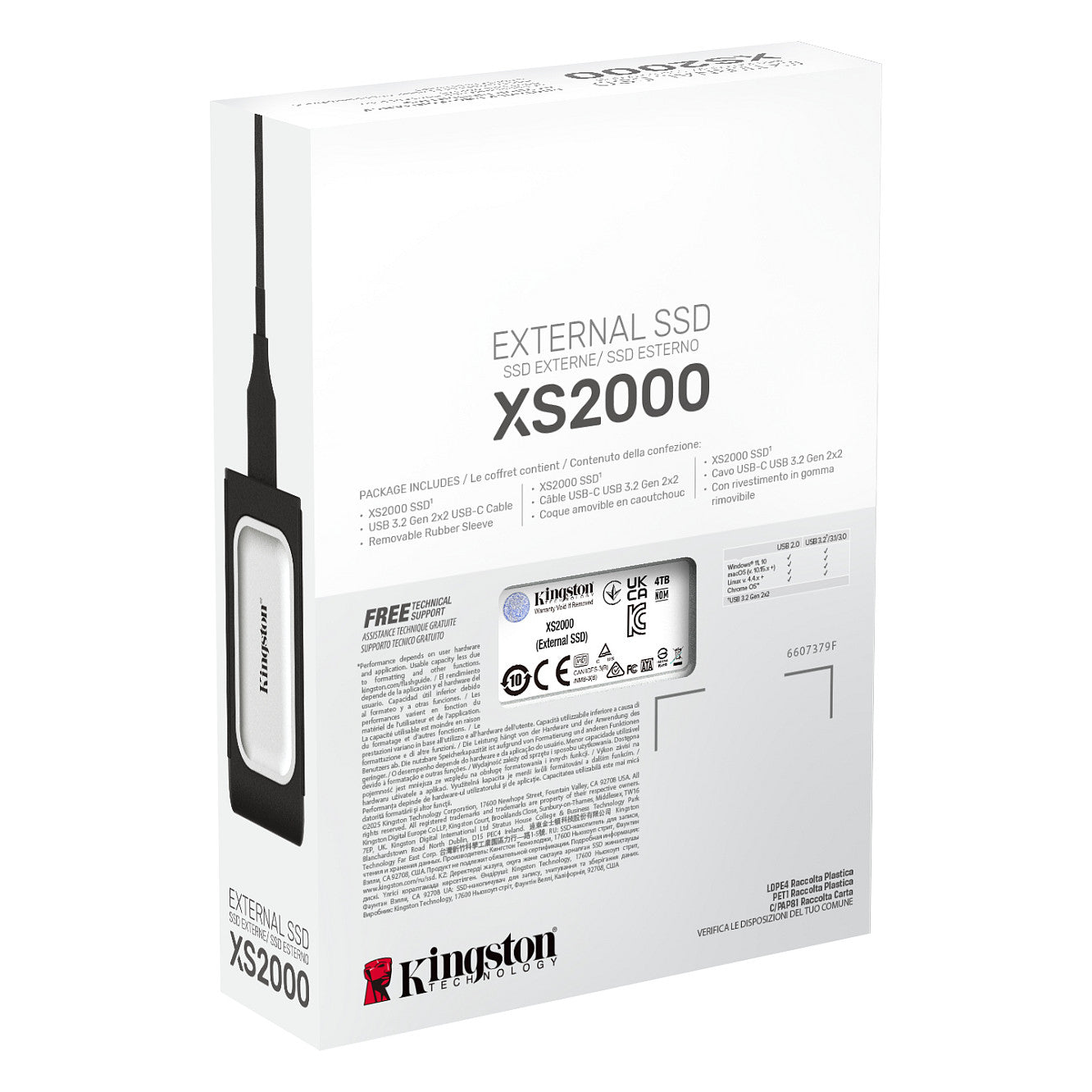KINGSTON 4TB PORTABLE SSD XS2000