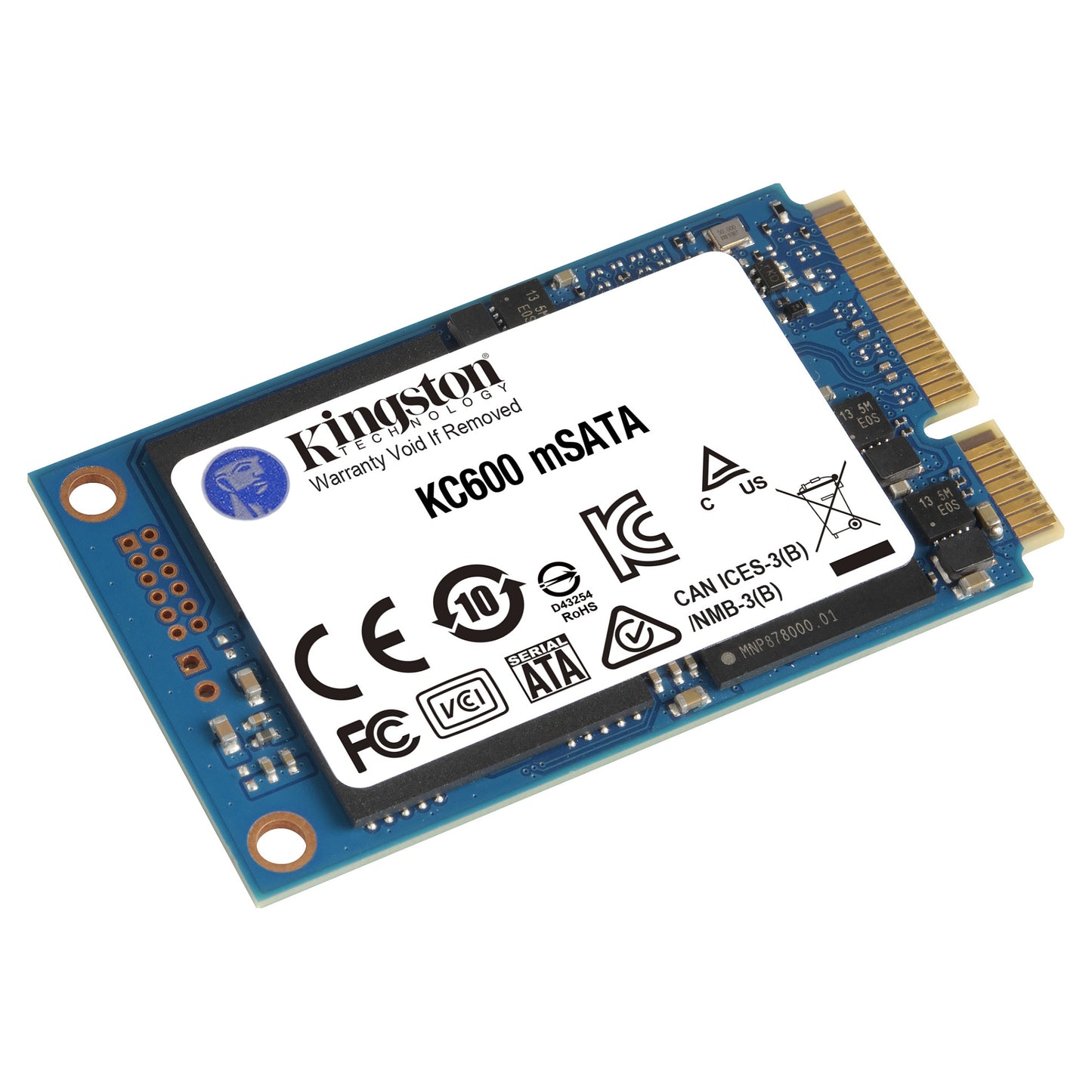 512GB Kingston 1.8" (4.6cm) mSATA KC600 retail