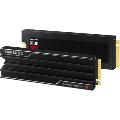 M.2. SAMSUNG 9100 PRO Heatsink NVMe 1TB PCIe 5.0 14.700 MB/s Lesen 13.300 MB/s Schreiben Interne SSD fr PC-Gaming