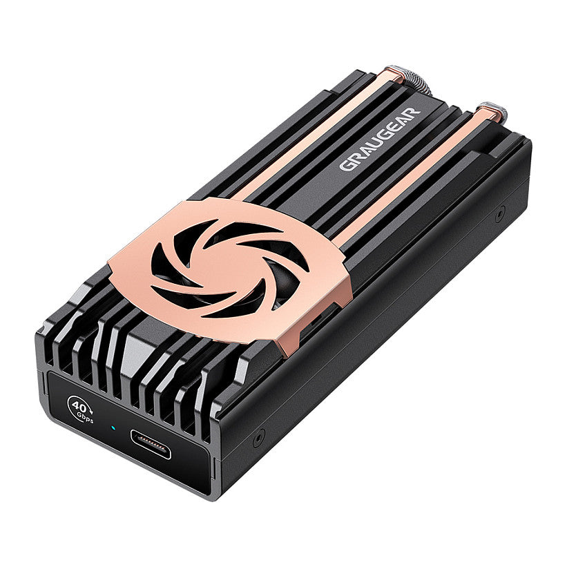 GRAUGEAR externes Gehäuse M.2NVMe SSD PCIe4.0 40Gbit