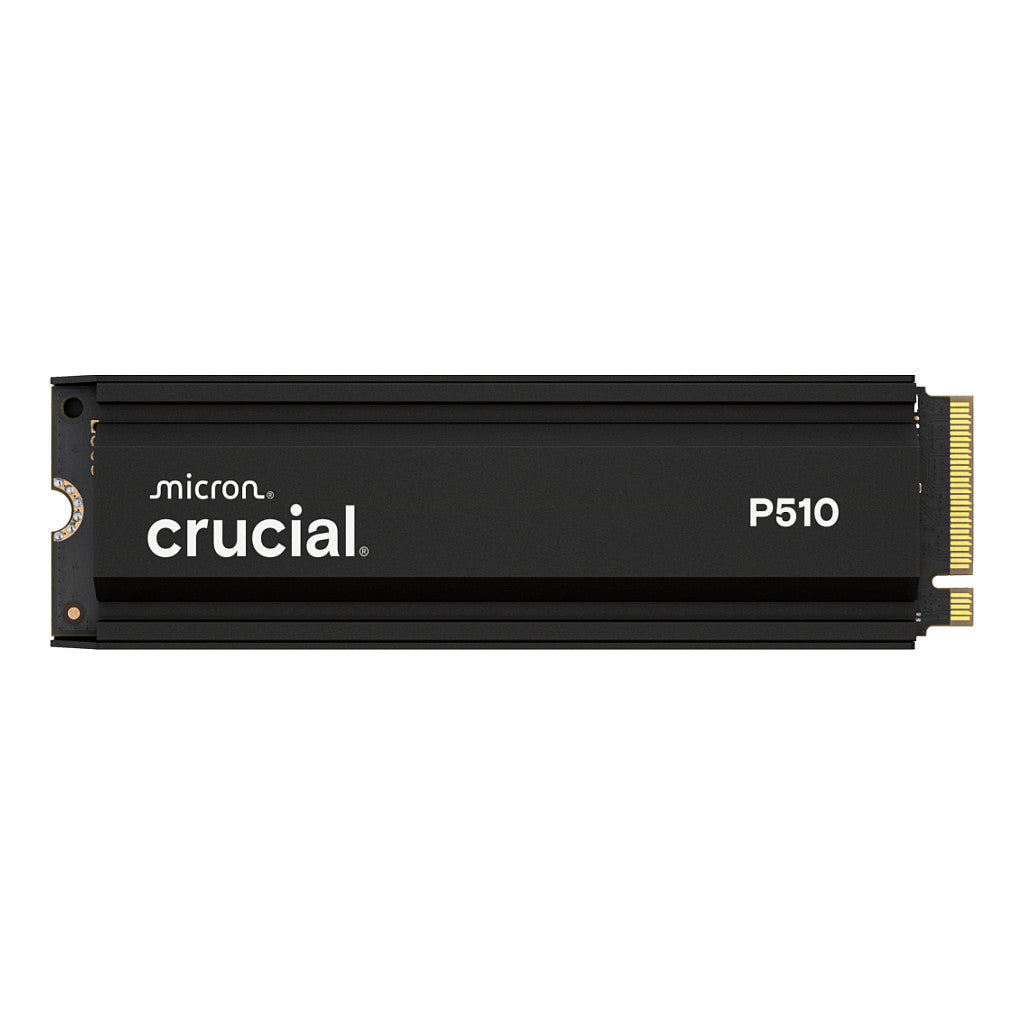 M.2 Crucial P510 Gen5 2280 1TB NVMe PCIe M.2 SSD mit Heatsink
