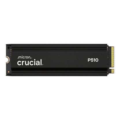 M.2 Crucial P510 Gen5 2280 1TB NVMe PCIe M.2 SSD mit Heatsink