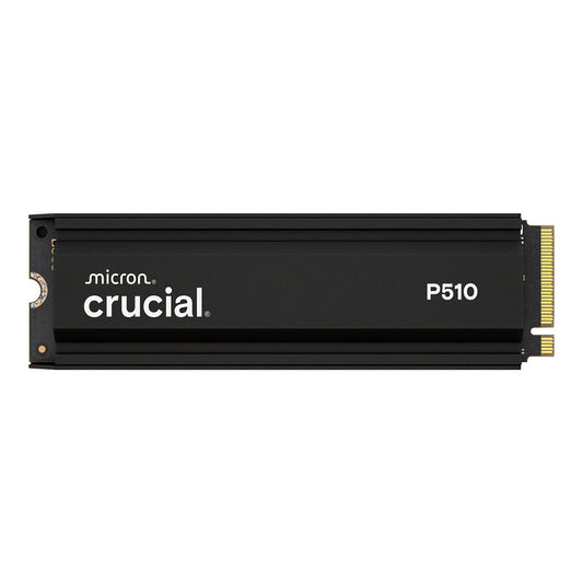 M.2 Crucial P510 Gen5 2280 1TB NVMe PCIe M.2 SSD mit Heatsink