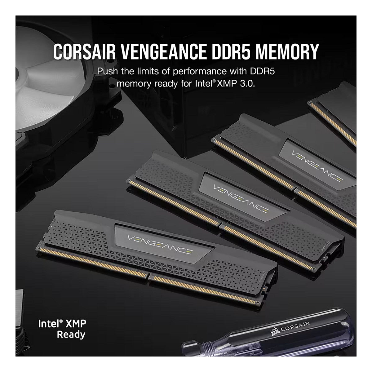 32GB PC 6400 CL36 CORSAIR KIT (2x16GB) VENGEANCE Black retail