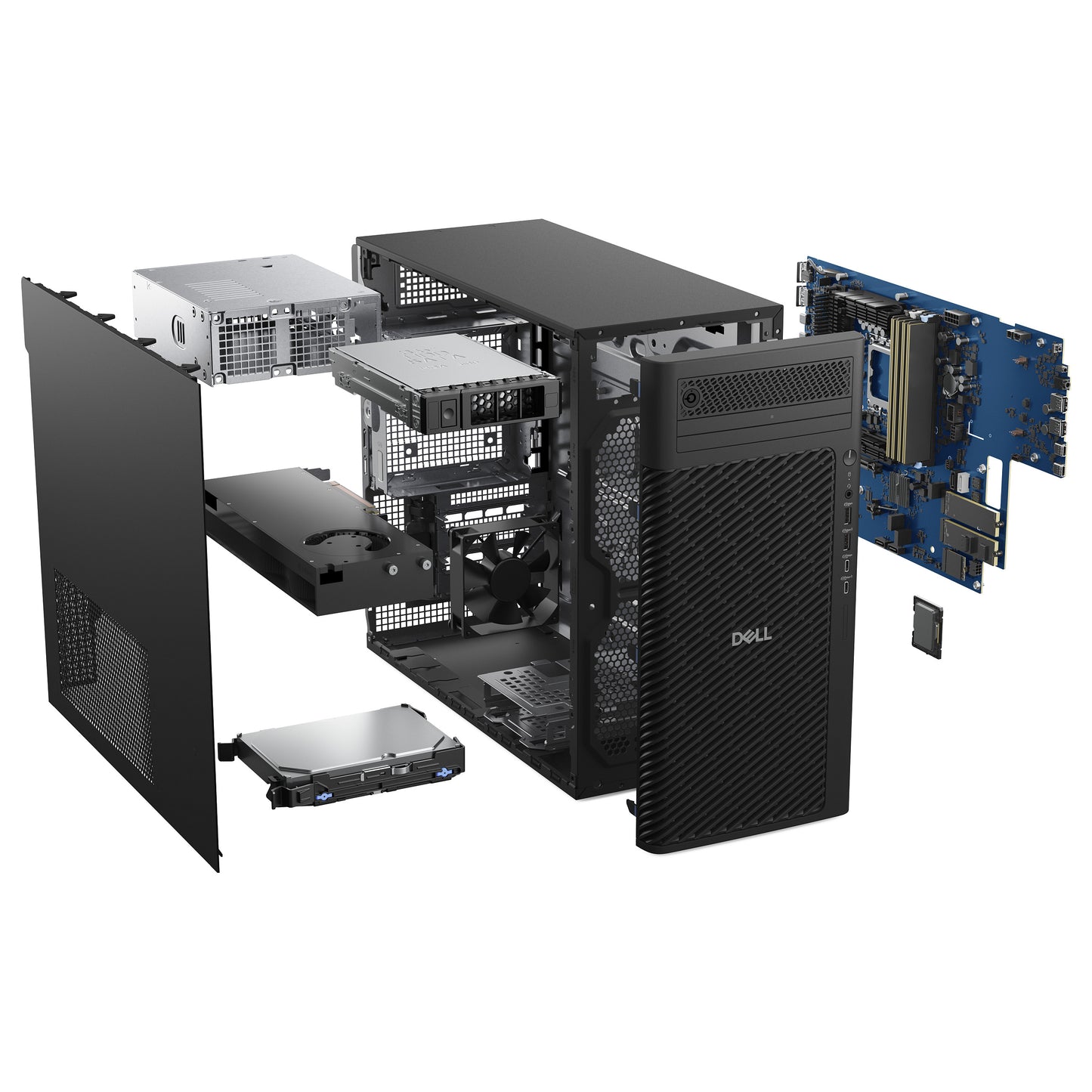 Dell Pro Max Tower T2 FCT2250 Intel Core Ultra 7 265 32GB 1TB SSD Nvidia A1000 vPro Kb Mouse 500W TPM W11P 3Y Basic Onsite