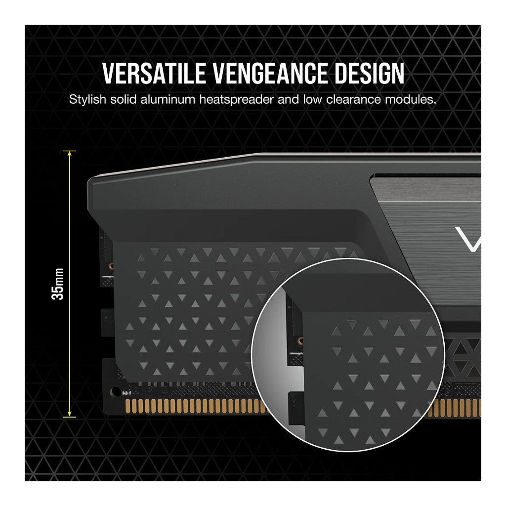 32GB PC 6000 CL36 CORSAIR KIT (2x16GB) VENGEANCE Grey retail