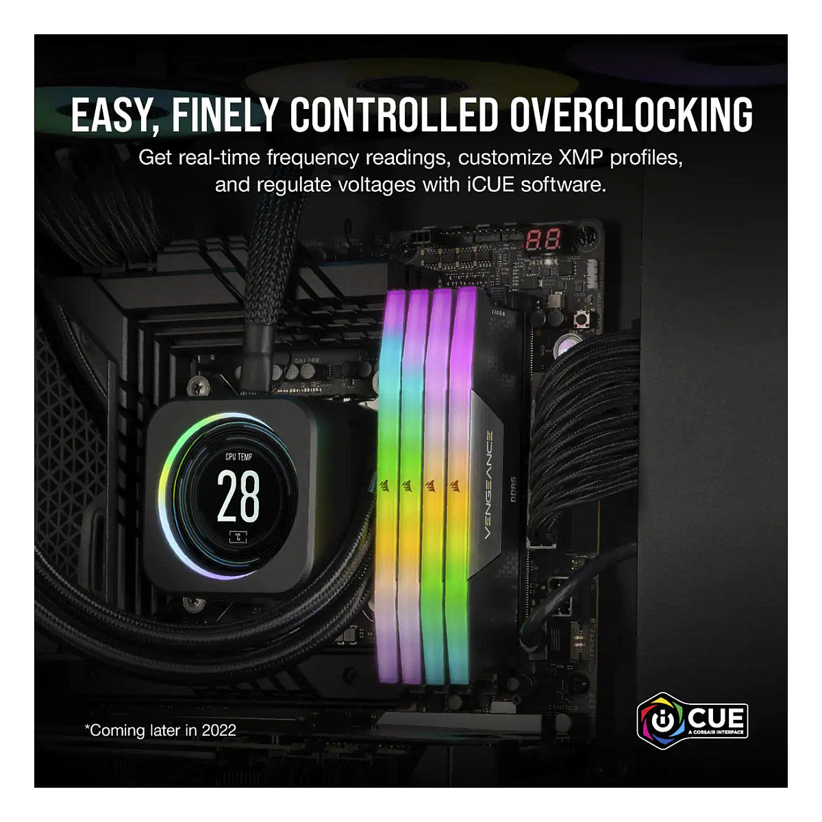 64GB PC 6000 CL40 CORSAIR KIT (2x32GB) VENGEANCE RGB G retail