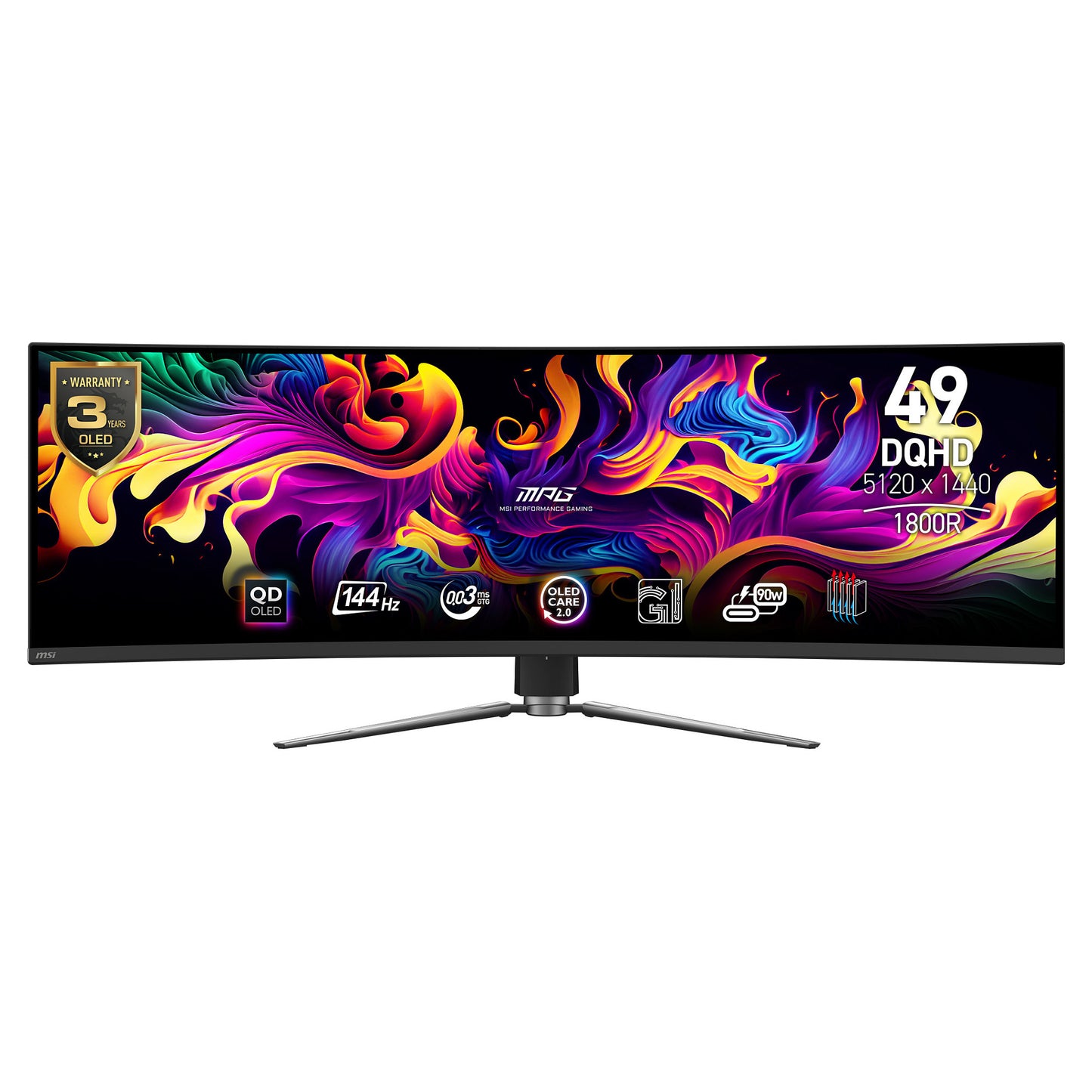 MPG 491CQPDE QD-OLED Curved Gaming Monitor 124.46cm (49"")