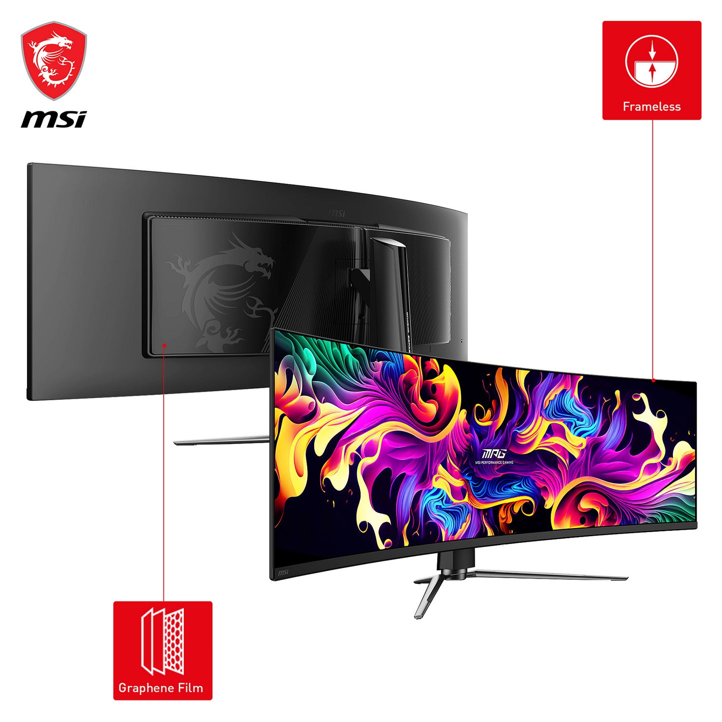 MPG 491CQPDE QD-OLED Curved Gaming Monitor 124.46cm (49"")