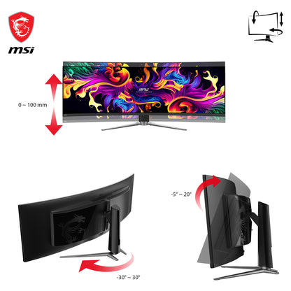 MPG 491CQPDE QD-OLED Curved Gaming Monitor 124.46cm (49"")