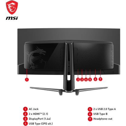 MAG 341CQPDE Curved Gaming Monitor 86.82cm (34.18"")