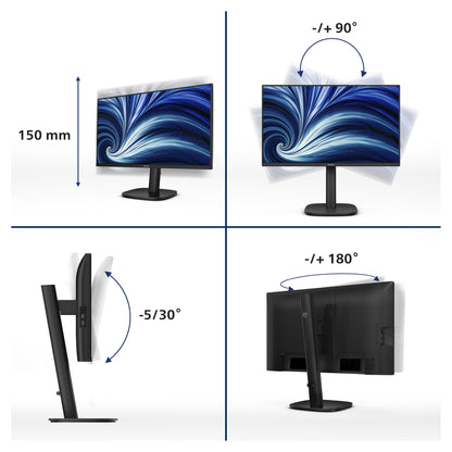 Philips 60.5cm (23.8") 24B2U3301 16:09 HDMI+DP+USB-C IPS
