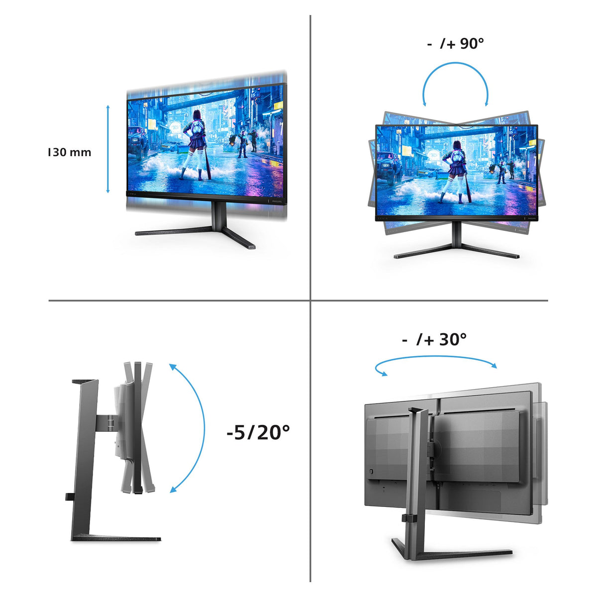 Philips 62.2cm (24.5") 25M2N5200U 16:9 2xHDMI+DP+USB IPS Li.