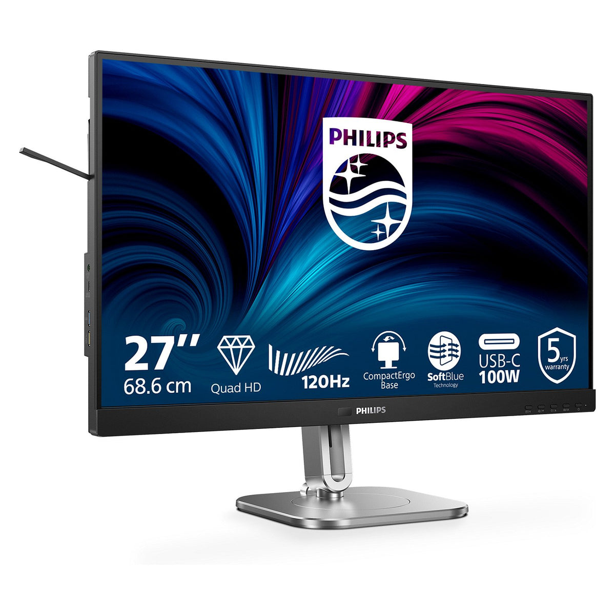Philips 68.5cm (27.0") 27B2U4601 16:09 HDMI+DP+USB-C black
