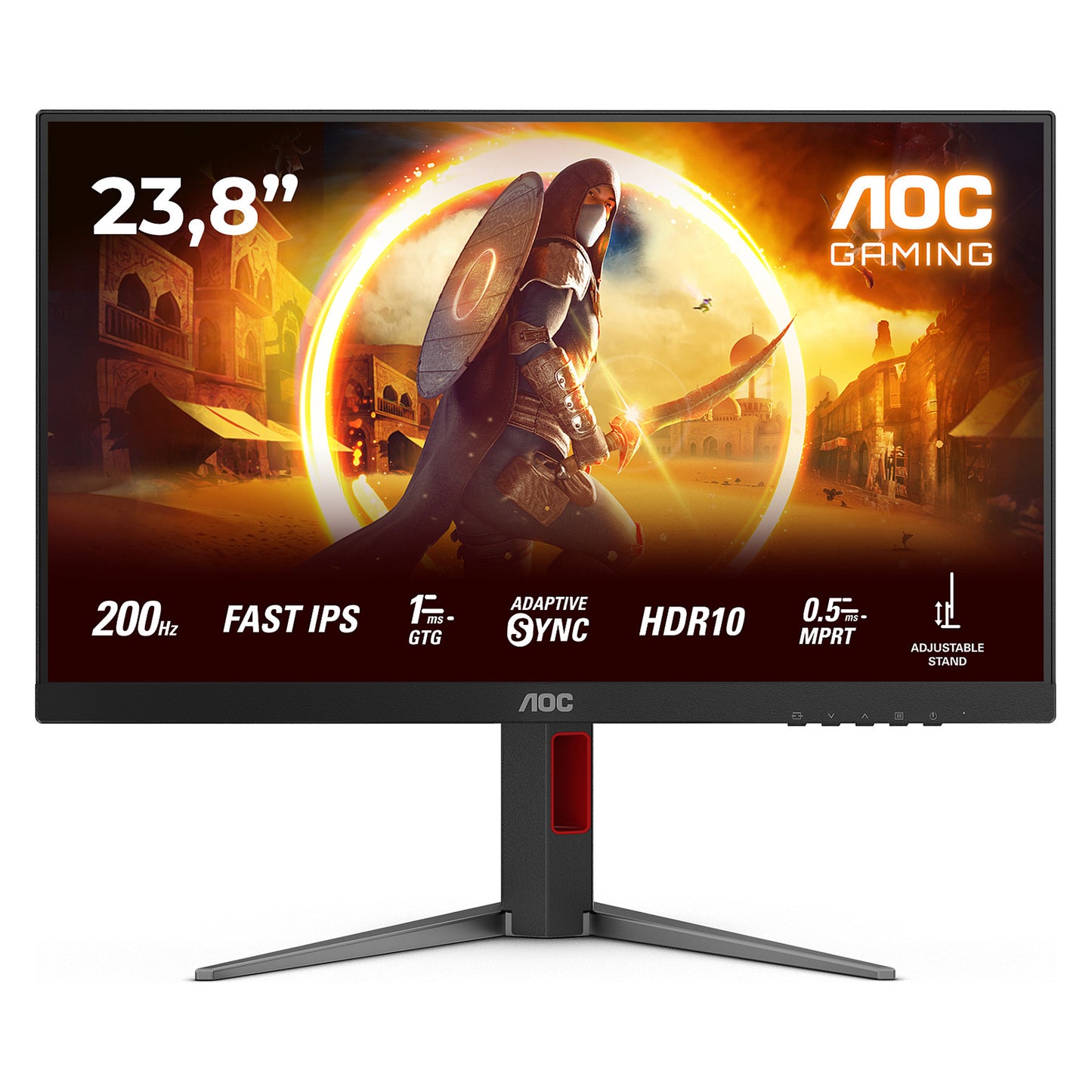 AOC 60.5cm (23.8") 24G4HA 16:09 2xHDMI+DP black/red