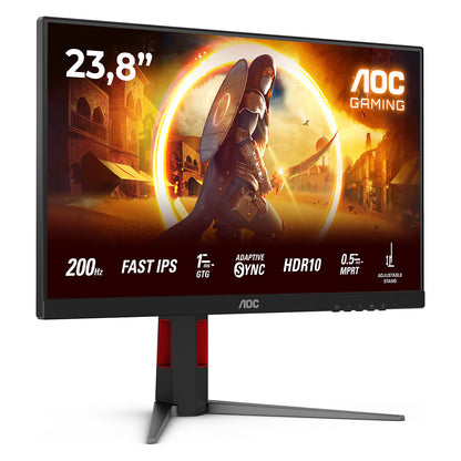AOC 60.5cm (23.8") 24G4HA 16:09 2xHDMI+DP black/red