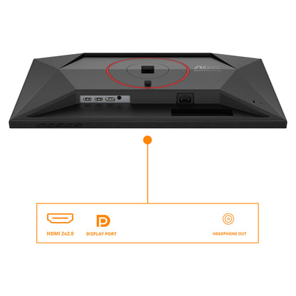 AOC 60.5cm (23.8") 24G4HA 16:09 2xHDMI+DP black/red