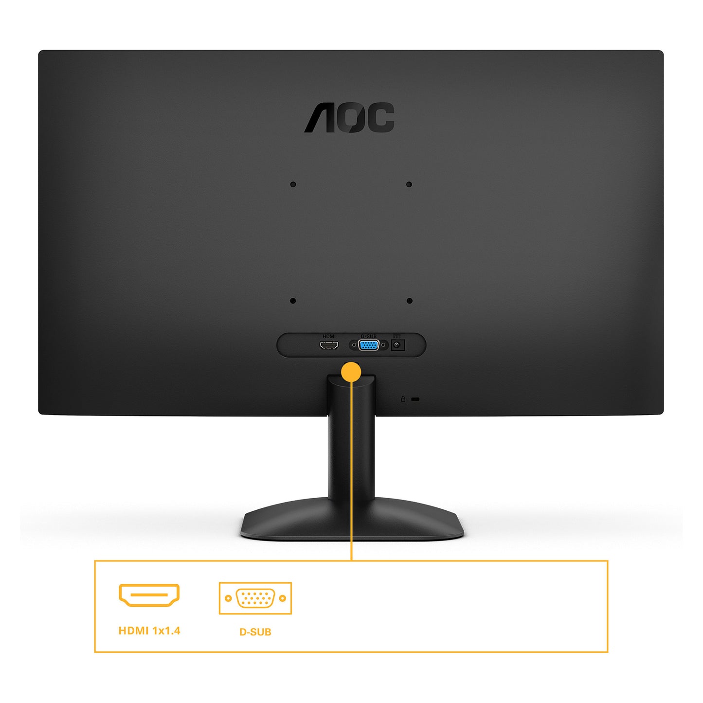 AOC 60.5cm (23.8") 24B31H 16:09 HDMI+D-Sub IPS black