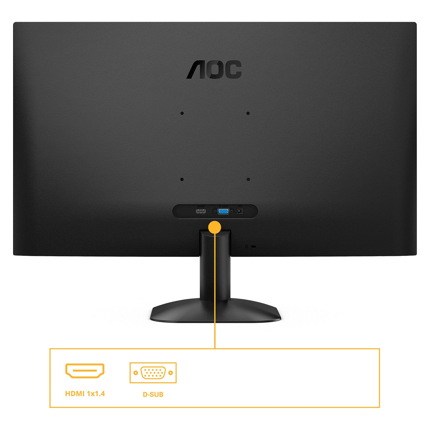 AOC 68.6cm (27") 27B31H 16:09 VGA+HDMI IPS black