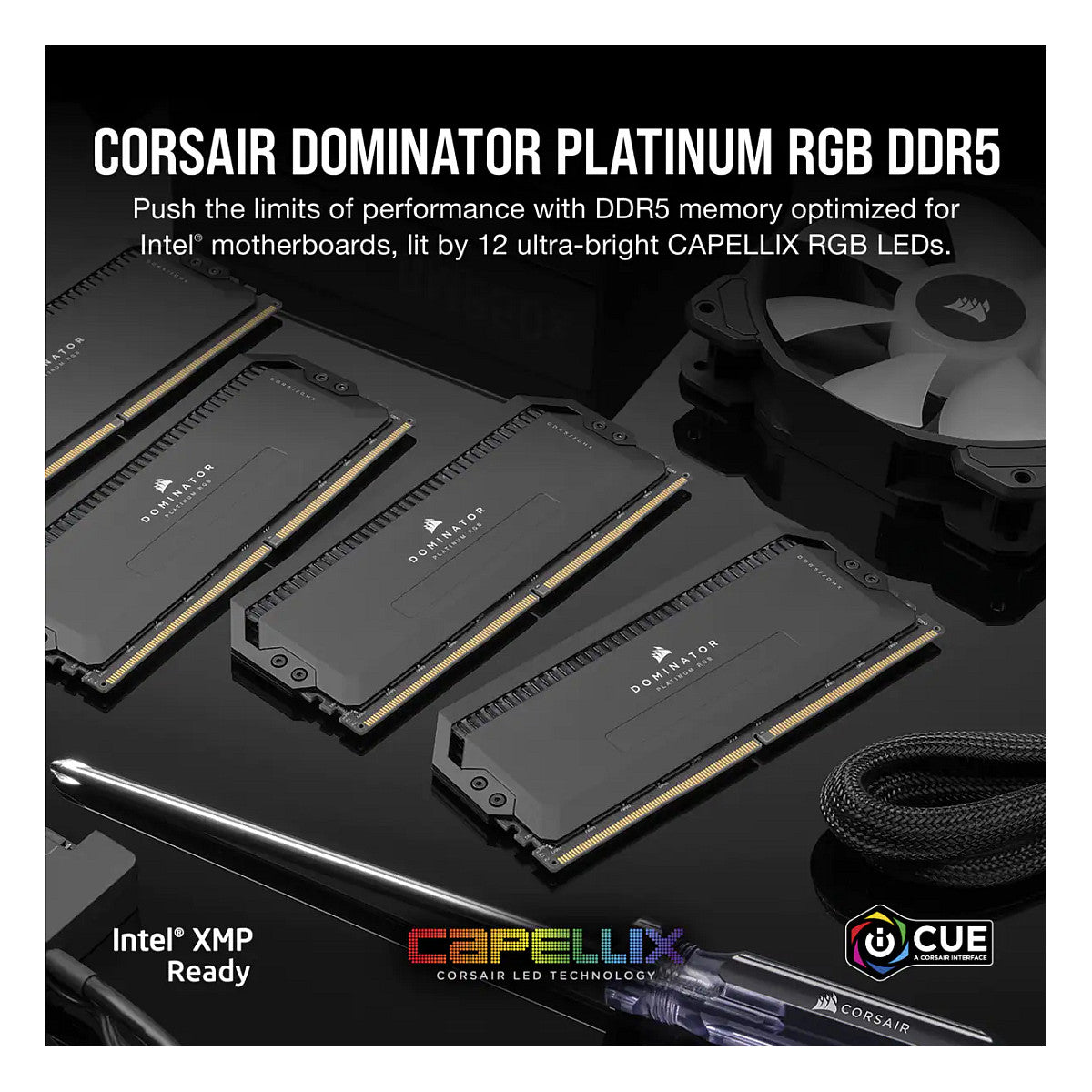 32GB PC 6400 CL32 CORSAIR KIT (2x16GB) DOMINATOR P RGB retail