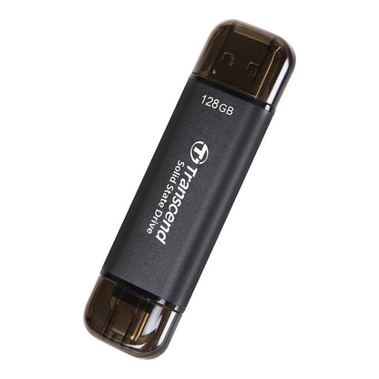 Transcend SSD ESD310C 128GB USB-C USB 3.2 Gen 2x1 black