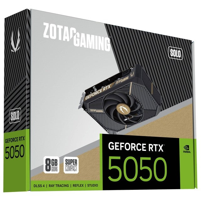 RTX 5050 8GB Zotac SOLO GDDR7 1 Fan