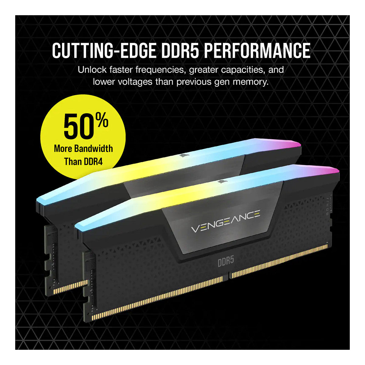 32GB PC 6400 CL32 CORSAIR KIT (2x16GB) Vengeance RGB retail