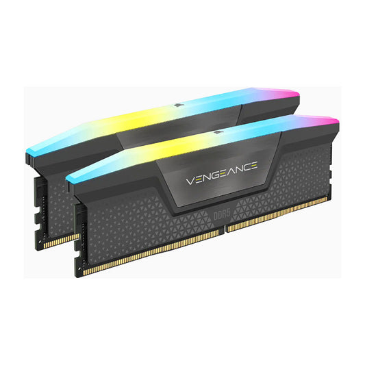 64 GB Corsair DIMM 5600 (2x 32 GB) Dual-Kit (schwarz. CMH64GX5M2B5600Z40K. Vengeance RGB. AMD EXPO)
