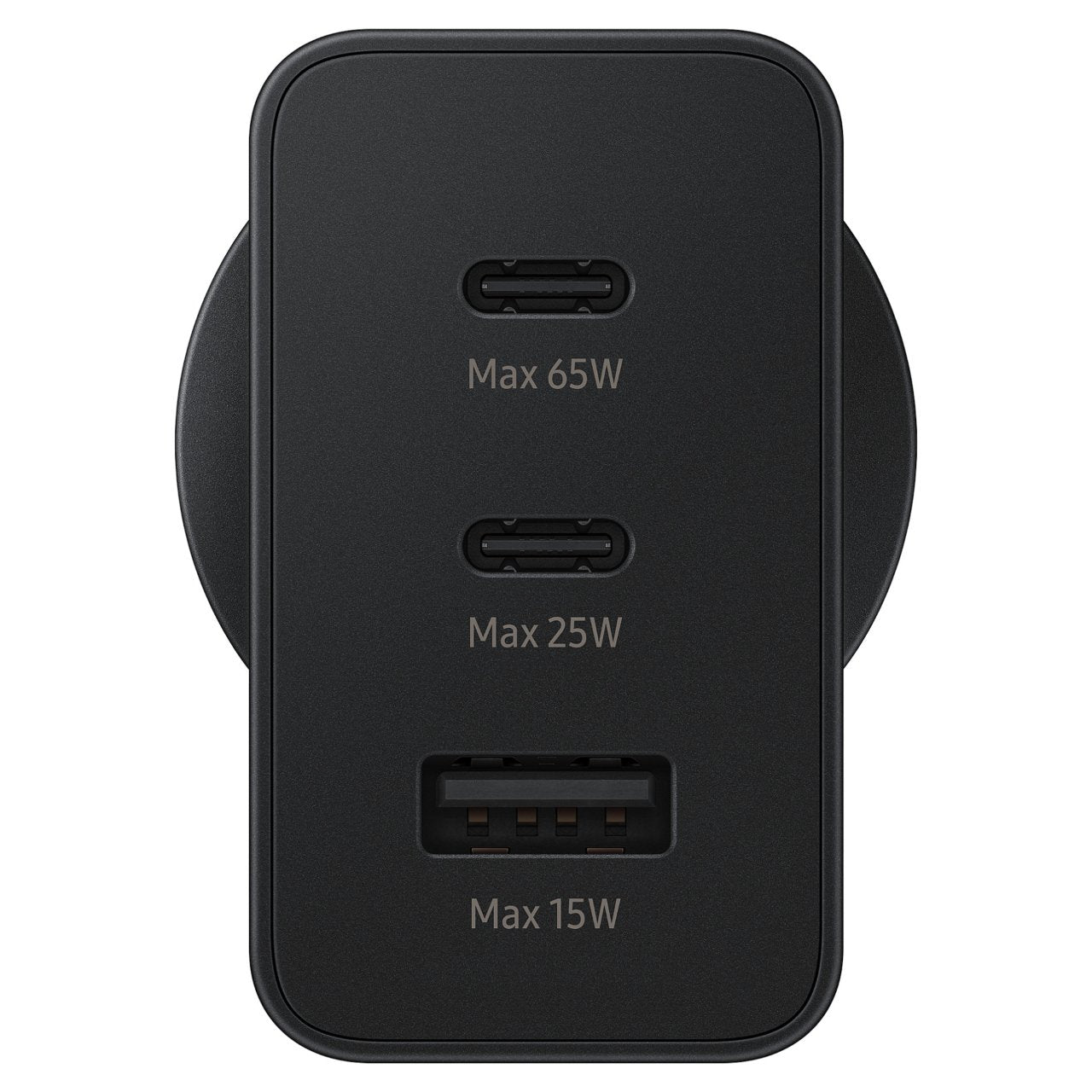 Samsung Power Adapter Trio 65W Netzteil ohne Datenkabel USB Type-C black