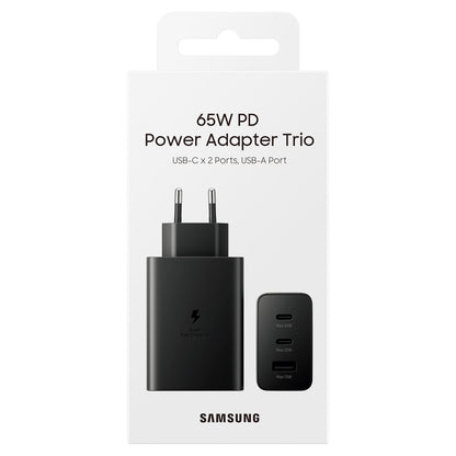Samsung Power Adapter Trio 65W Netzteil ohne Datenkabel USB Type-C black