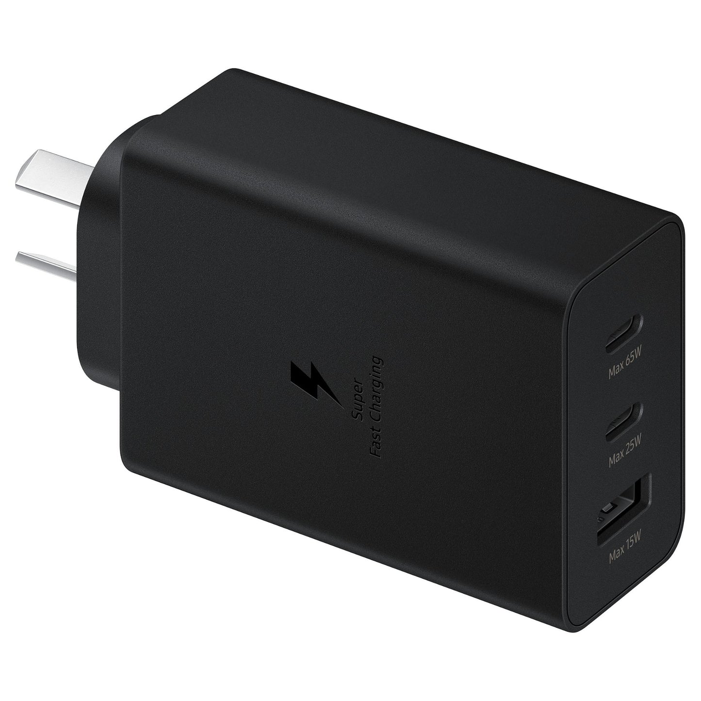 Samsung Power Adapter Trio 65W Netzteil ohne Datenkabel USB Type-C black