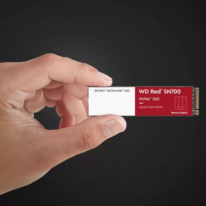 2,5" WD Red SN700 NVMe 2TB M.2 2280 PCIe Gen3 8Gb/s internal drive for NAS devices