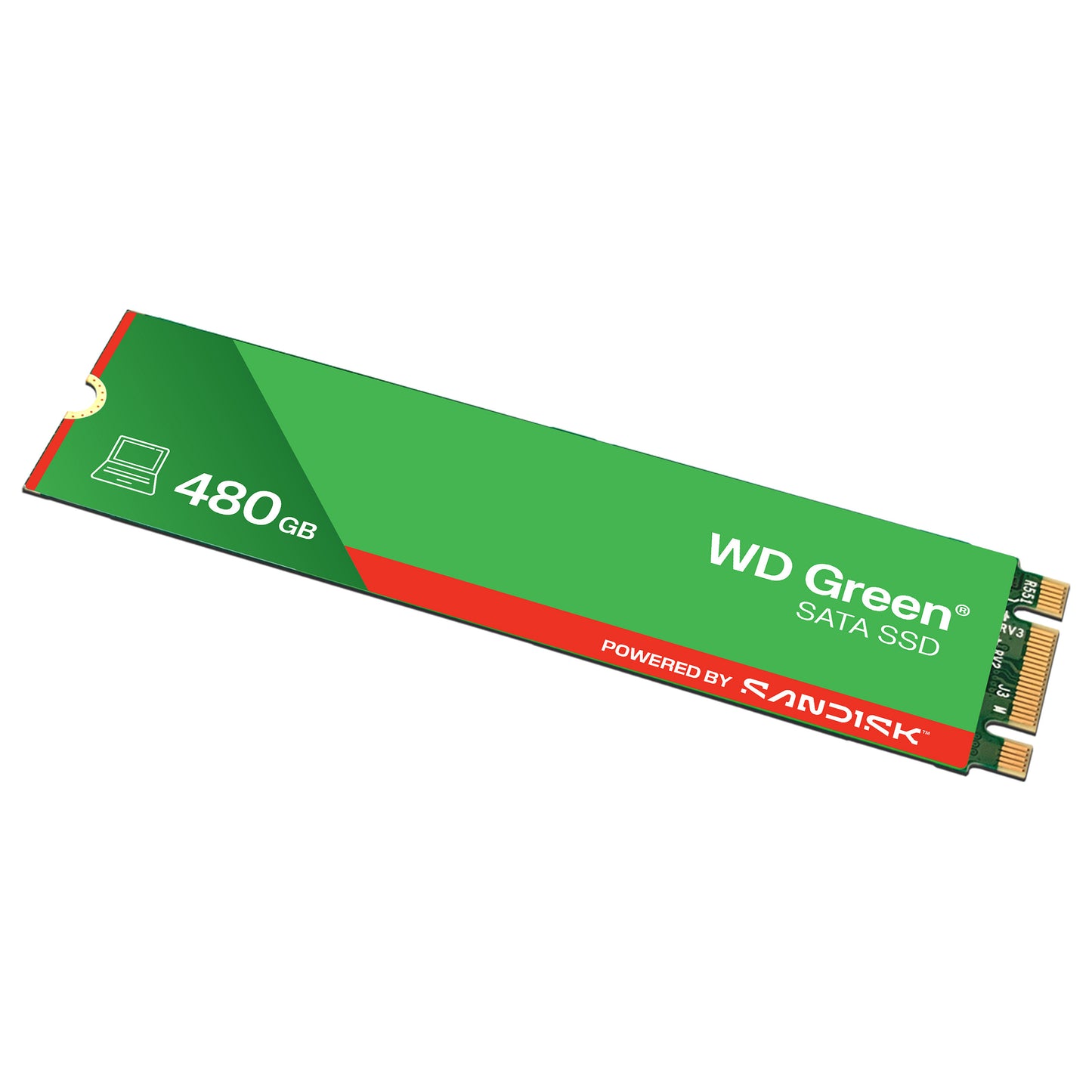 M.2 WD Green NVMe 480GB Internal Solid State Drive 6Gb/s - WDS200T5B0E-00CPE0