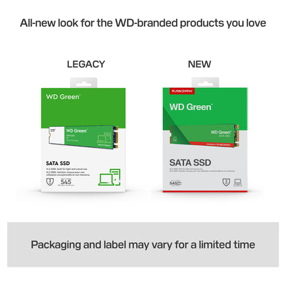 M.2 WD Green NVMe 480GB Internal Solid State Drive 6Gb/s - WDS200T5B0E-00CPE0