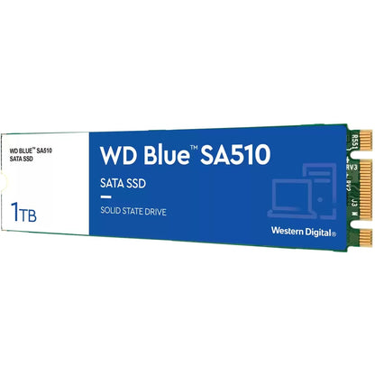 M.2 WD Blue SA510 1TB M.2 2280 SATA III 6Gb/s internal single-packed