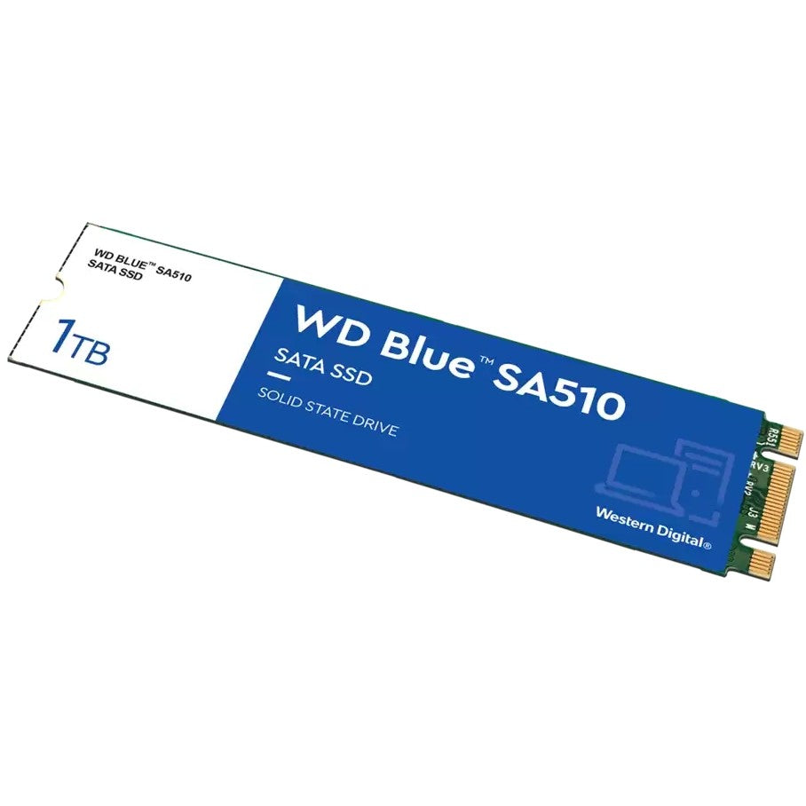 M.2 WD Blue SA510 1TB M.2 2280 SATA III 6Gb/s internal single-packed